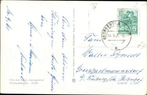 Ak Georgenthal in Thüringen, Panorama