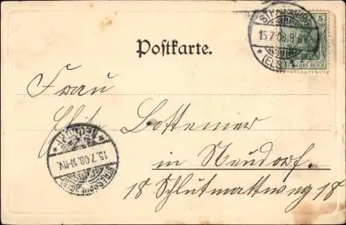 Ak Haderslev Hadersleben Dänemark, Partie an der Süderbrücke