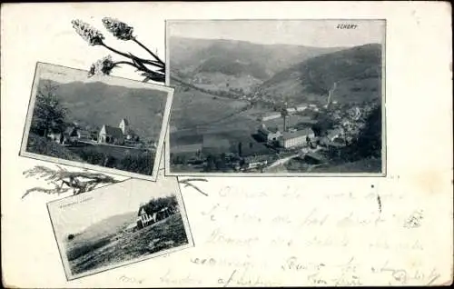 Ak Échéry Eckerich Sainte Marie aux Mines Markirch Elsass Haut Rhin, Panorama