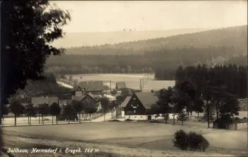 Ak Hermsdorf im Erzgebirge, Fremdenhof Zollhaus