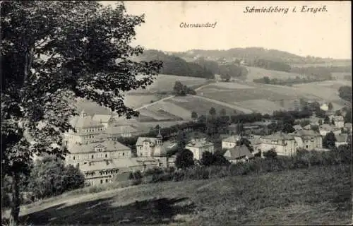 Ak Schmiedeberg Dippoldiswalde im Erzgebirge, Obernaundorf