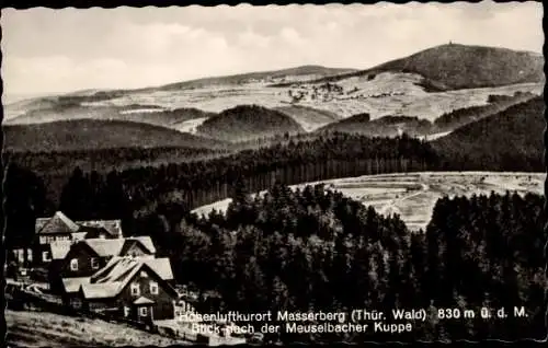 Ak Masserberg in Thüringen, Panorama, Meuselbacher Kuppe