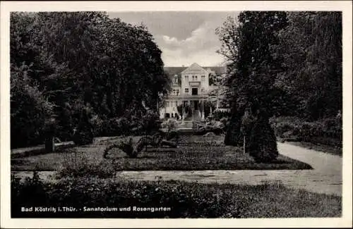 Ak Bad Köstritz in Thüringen, Sanatorium, Rosengarten