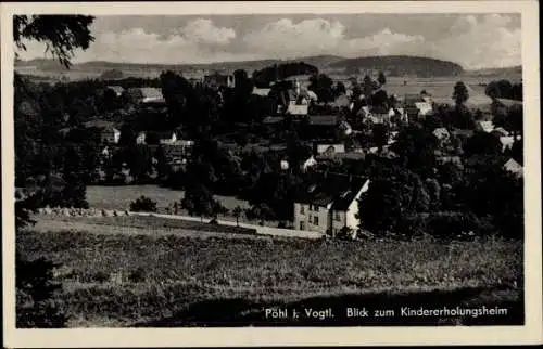 Ak Pöhl Vogtland, Kindererholungsheim