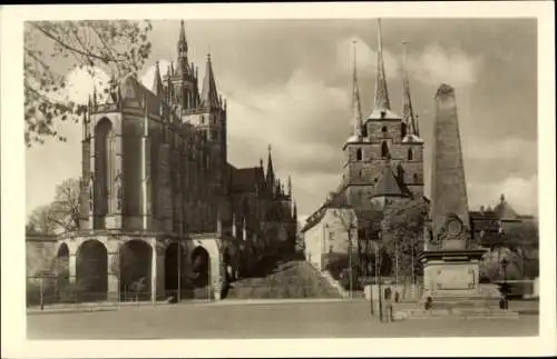 Ak Erfurt in Thüringen, Dom, Severkikirche