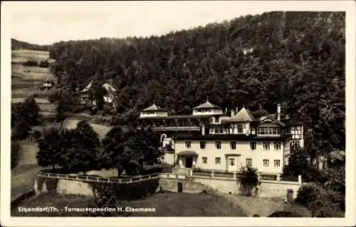 Ak Sitzendorf Thüringen, Terrassenpension H. Cleemann