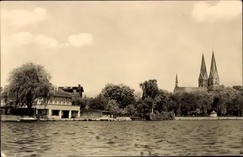 Ak Neuruppin in Brandenburg, Ruppiner See, Kirchtürme