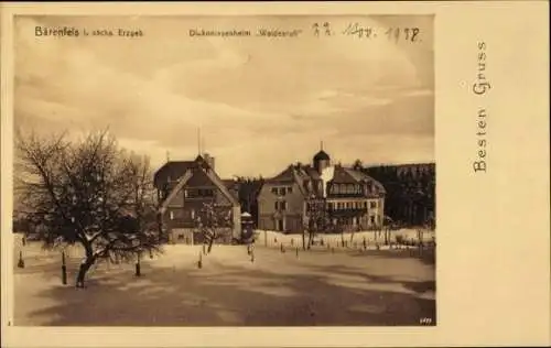 Ak Bärenfels Altenberg im Erzgebirge, Diakonissenheim Waldesruh