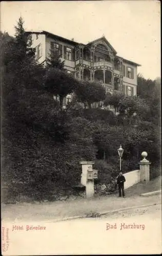 Ak Bad Harzburg im Harz, Hotel Belvedere