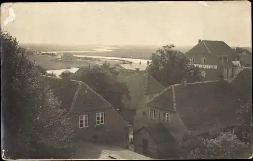 Foto Ak Husum in Nordfriesland, Teilansicht