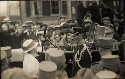 Foto Ak Borculo Gelderland, Besuch königin Wilhelmina und Prinzessin Juliana, 1925