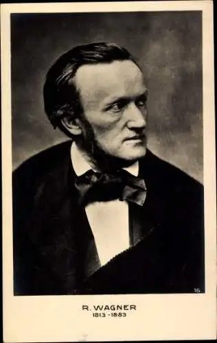 Ak Komponist, Dramatiker und Dichter Richard Wagner, Portrait