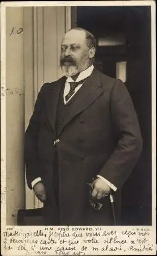 Ak HM König von England Edward VII