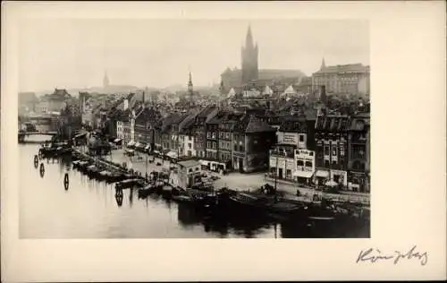 Foto Ak Kaliningrad Königsberg Ostpreußen, Hafenpartie, Panorama