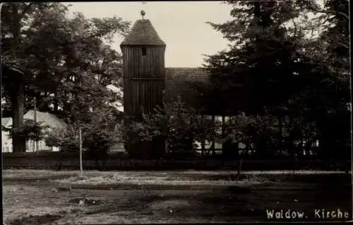 Foto Ak Waldow Schönwald, Kirche