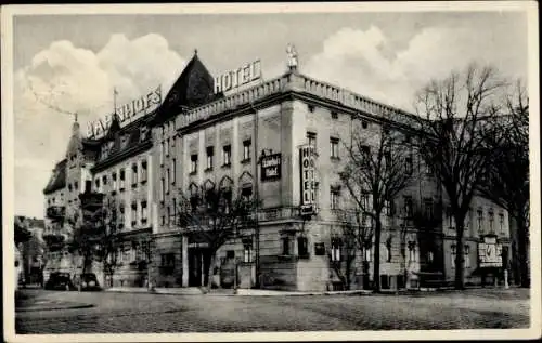 Ak Słupsk Stolp Pommern, Bahnhofshotel