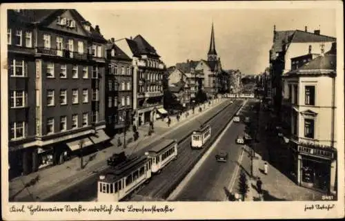 Ak Kiel, Holtenauer Straße, Straßenbahn, Möbelhaus, Elektronikgeschäft
