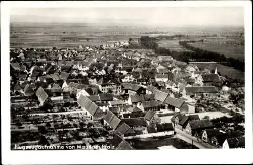 Ak Maudach Ludwigshafen am Rhein Pfalz, Fliegeraufnahme