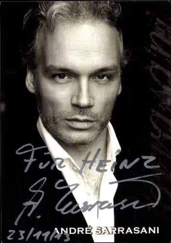 Ak Schauspieler Andre Sarrasani, Portrait, Autogramm
