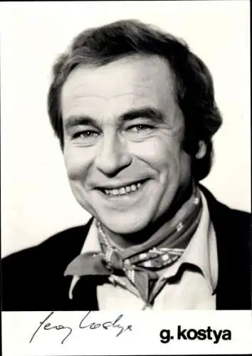 Ak Schauspieler G. Kostya, Portrait, Autogramm