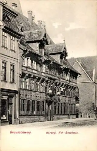 Ak Braunschweig in Niedersachsen, Herzogl. Hof-Brauhaus