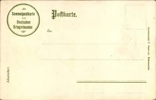 Präge Litho Waisenhäuser des Deutschen Kriegerbundes, Osnabrück, Canth, Wittlich, Römhild, Kaiserin