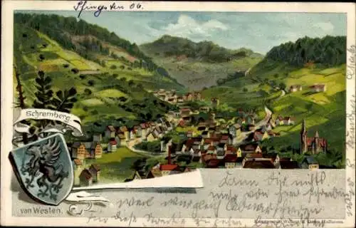 Wappen Litho Schramberg im Schwarzwald, Gesamtansicht