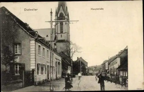 Ak Dudweiler Saarbrücken im Saarland, Hauptstraße