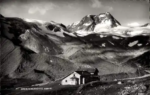 Ak Neustift im Stubaital Tirol, Dresdener Hütte