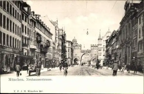 Ak München, Neuhauserstraße, Tor