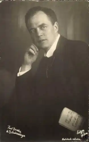Ak Opernsänger Paul Bender, Portrait