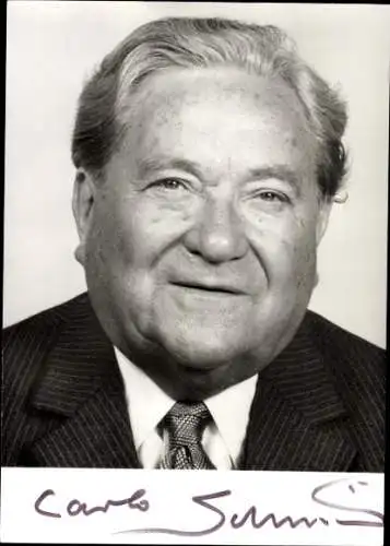 Foto Carlo Schmid, SPD-Politiker