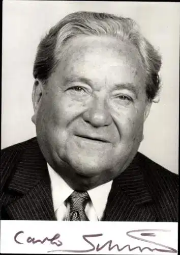 Foto Carlo Schmid, SPD-Politiker