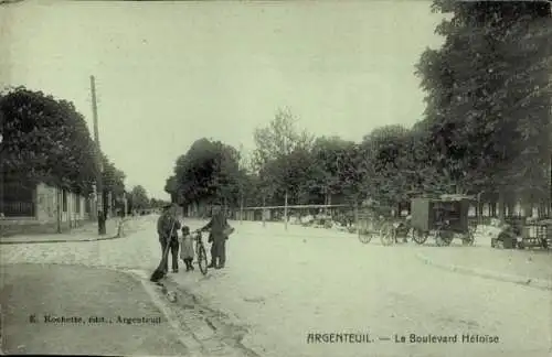 Ak Argenteuil Val d'Oise, Boulevard Héloise