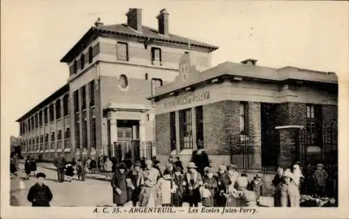 Ak Argenteuil Val d’Oise, Jules Ferry Schools