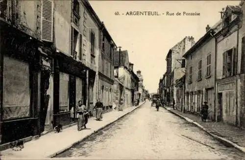 Ak Argenteuil Val d'Oise, Rue de Pontoise
