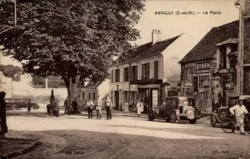 Ak Andilly Val d'Oise, La Place
