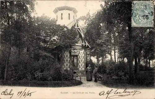 Ak Clichy Hauts de Seine, Châlet du Parc