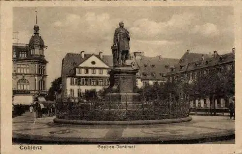 Ak Koblenz am Rhein, Goeben-Denkmal