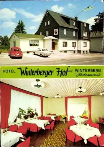 Ak Winterberg im Sauerland, Hotel-Restaurant-Cafe Winterberger Hof