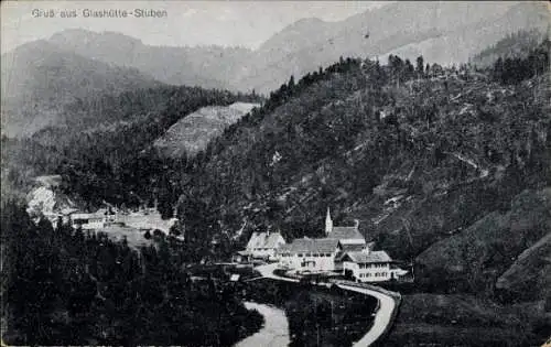 Ak Glashütte Kreuth am Tegernsee Oberbayern, Stuben, Panorama