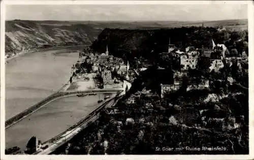 Ak St. Goar am Rhein, Burg Rheinfels, Ruine