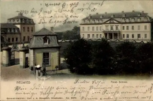 Ak Neuwied am Rhein, Fürstliches Schloss