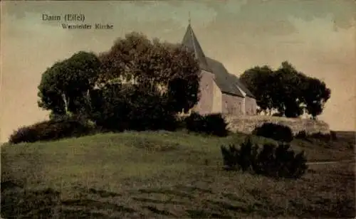 Ak Daun in der Eifel, Weinfelder Kirche