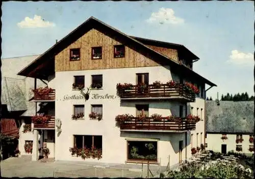 Ak Herzogenweiler Villingen Schwenningen im Schwarzwald, Gasthaus-Pension Zum Hirschen