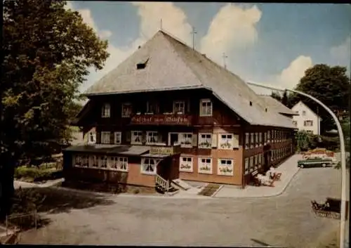 Ak Saig Lenzkirch im Schwarzwald, Hotel Schwarzwald-Gasthof Ochsen