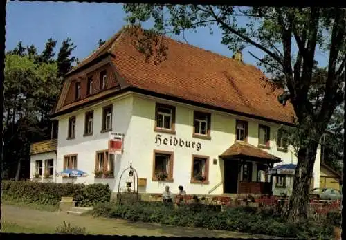 Ak Elzach im Schwarzwald, Höhengasthof Pension Heidburg