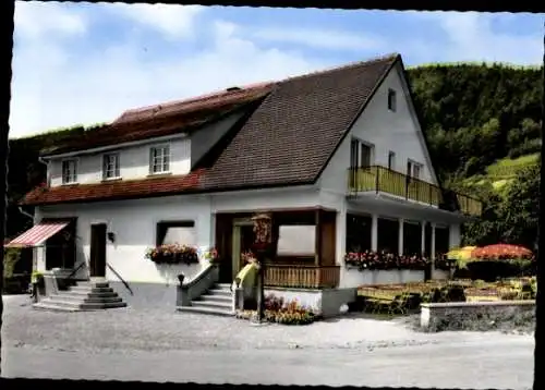 Ak Oberglottertal Glottertal im Schwarzwald, Café Weinstube Glotterstüble