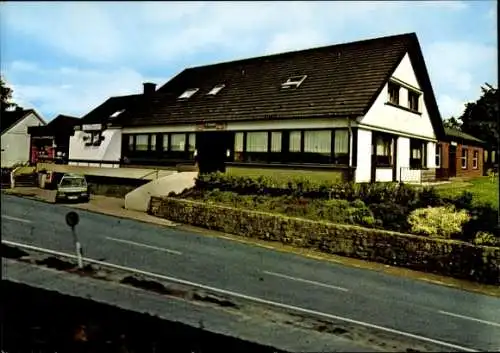 Ak Linde Lindlar im Oberbergischen Kreis, Hotel-Restaurant Haus Burger