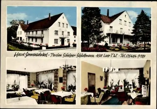 Ak Bad Laer Teutoburger Wald, Haus Sonnenwinkel, Pension Scheiper Schlattmann